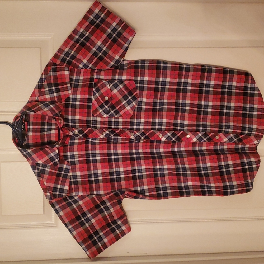 vigo jean men's plaid shirt